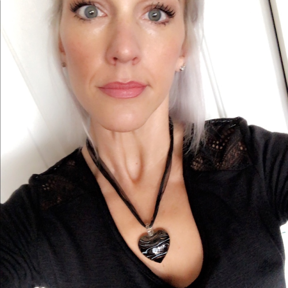 Black Heart Necklace
